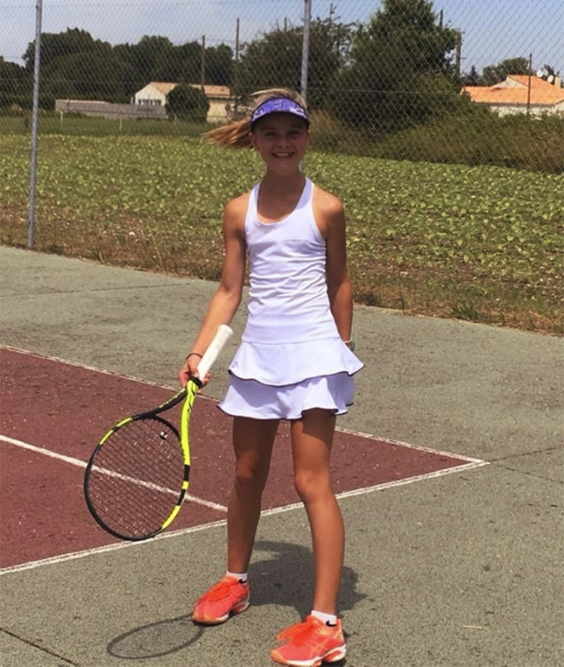white tennis for girls