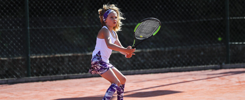 girls tennis skirt camo violet a line tennis skirt for girls zoe alexander uk