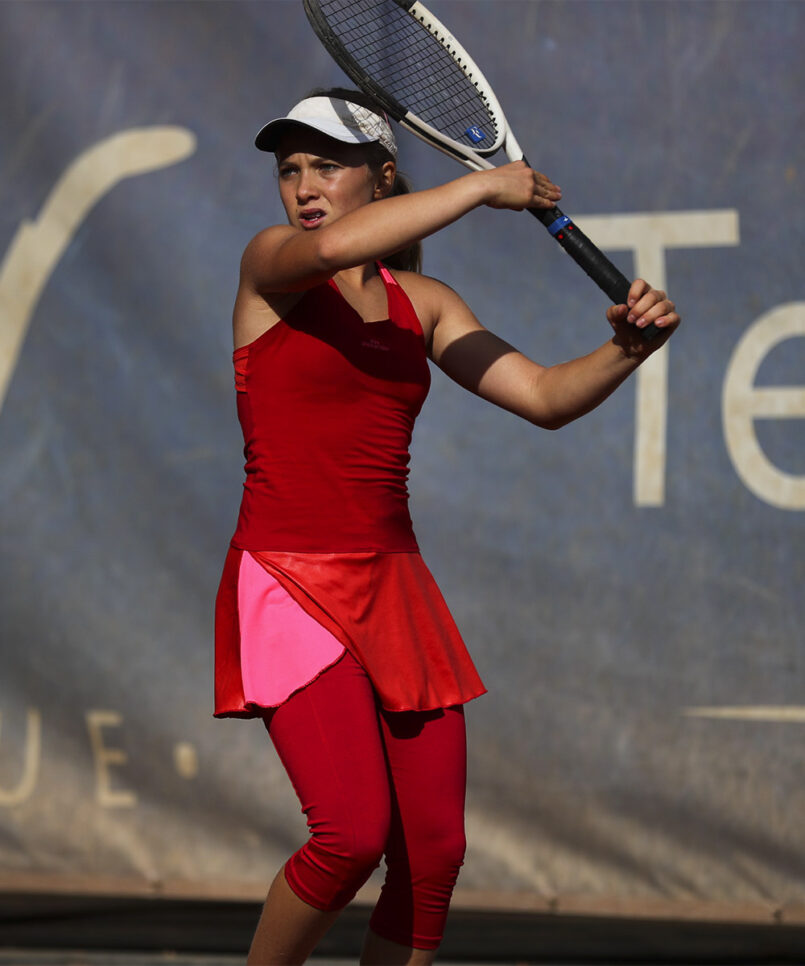 belinda red girls tennis dress by zoe alexander