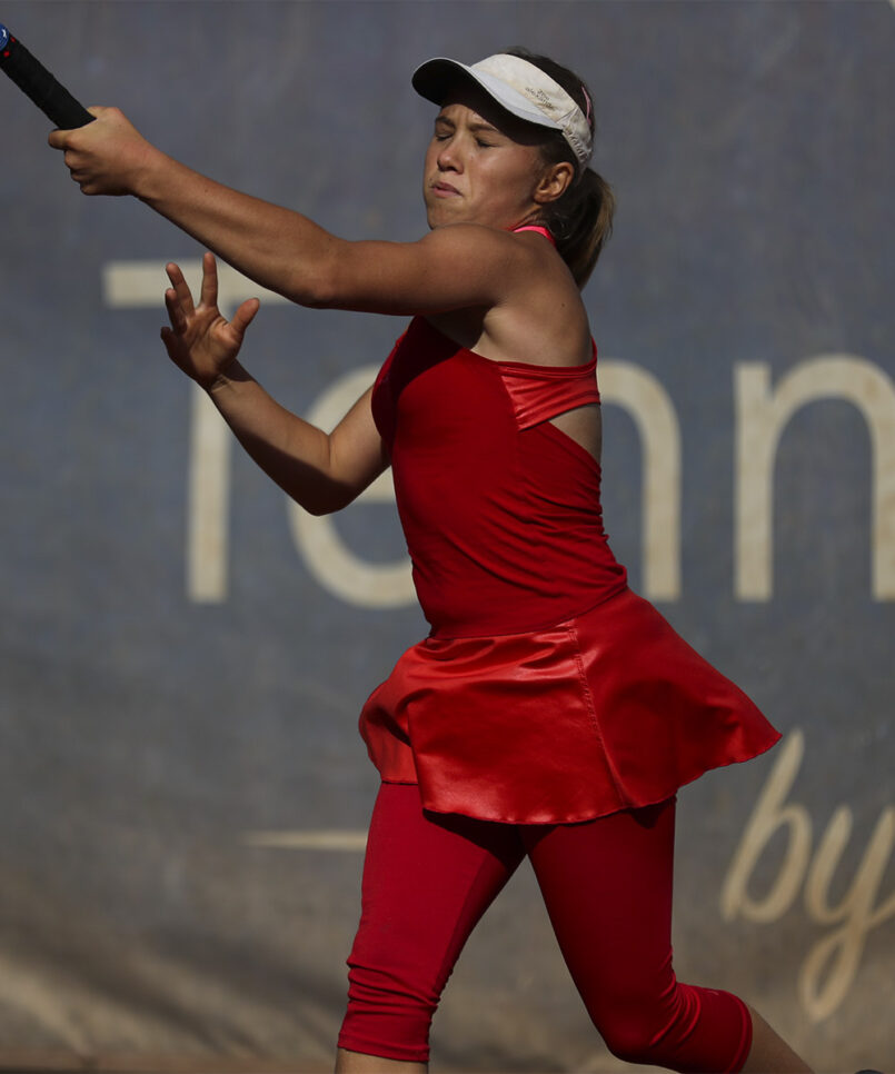 belinda red girls tennis dress by zoe alexander