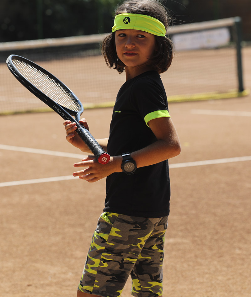 lucas boys tennis top tee shirt black by zoe alexander