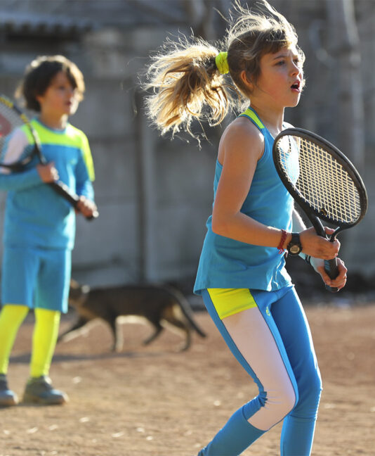girls tennis leggings with ball pocket - Zoe Alexander