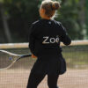 girls tennis sweatshirt black by zoe alexander