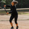 girls tennis sweatshirt black by zoe alexander