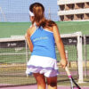 aqua blue girls henrietta tennis dress
