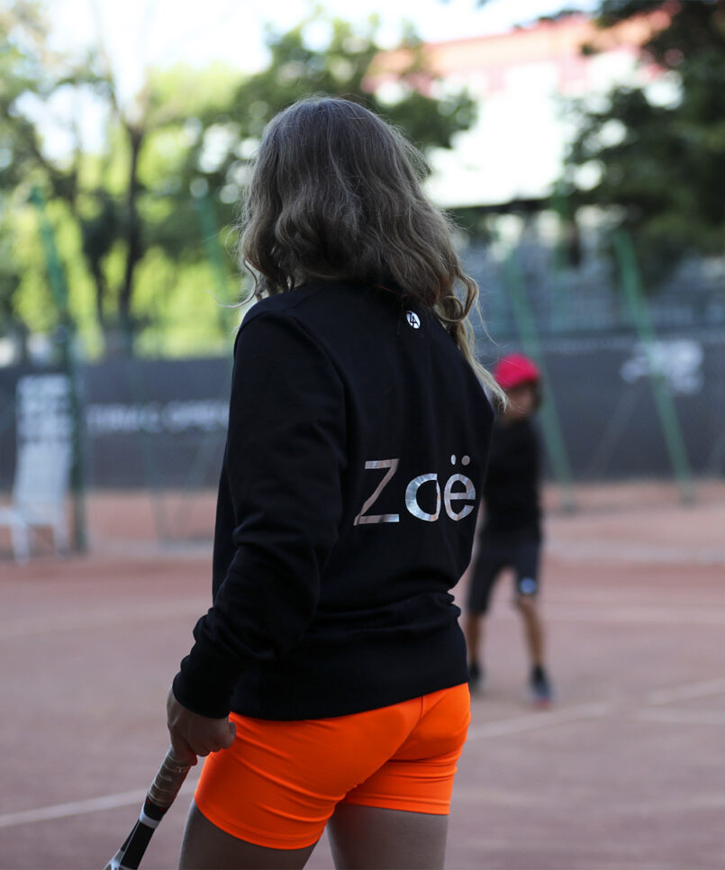 neon orange tennis ball shorts by zoe alexander