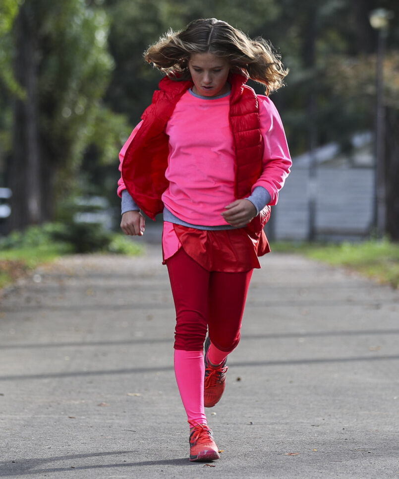 celine neon pink fleece sweatshirt for girls tennis