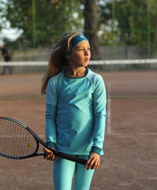Girls Long Sleeve Tennis Tops - Zoe Alexander