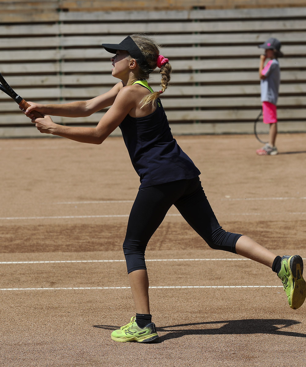 Girls Tennis Cropped Leggings Isabella - Zoe Alexander