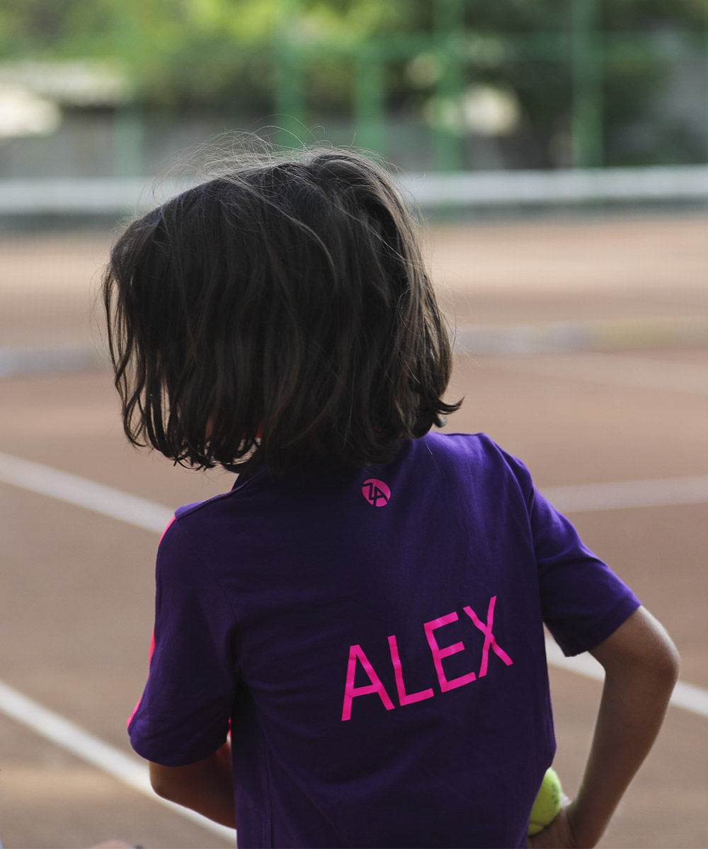 hubert boys tennis outfit personalisation by zoe alexander