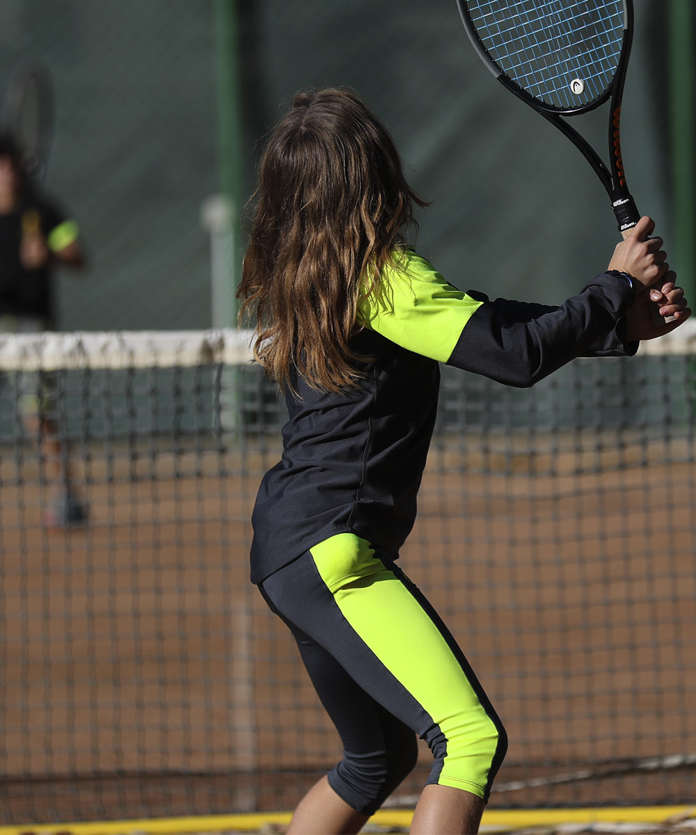 Girls Tennis Cropped Leggings Madrid Open - Zoe Alexander