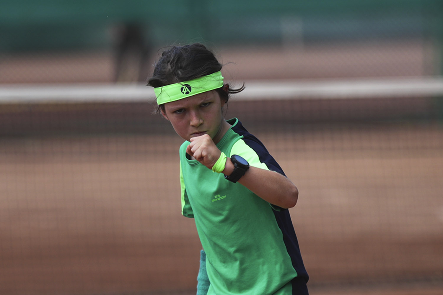 novak green boys tennis outfit by zoe alexander
