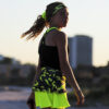 camo neon tank top vest singlet for girls tennis by zoe alexander