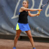 blue cincinnati tennis dress for girls by zoe alexander