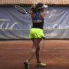 neon yellow cincinnati open girls tennis dress by zoe alexander