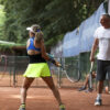 neon yellow cincinnati open girls tennis dress by zoe alexander