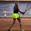 neon yellow cincinnati open girls tennis dress by zoe alexander