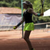 neon yellow cincinnati open girls tennis dress by zoe alexander