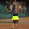 neon yellow cincinnati girls tennis dress by zoe alexander