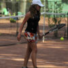 orange floral dress for girls tennis by zoe alexander