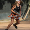 orange floral dress for girls tennis by zoe alexander