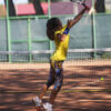 viviana raglan tennis top in yellow by zoe alexander