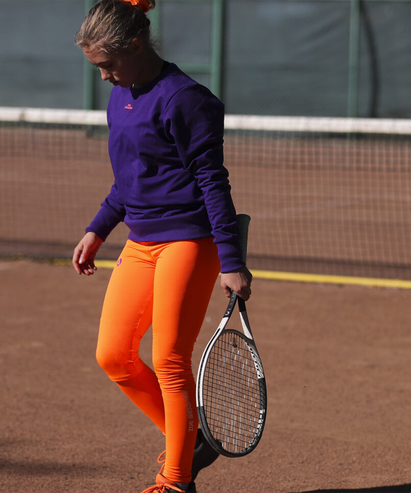 aryna girls tennis long leggings by zoe alexander