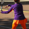 aryna long sleeve tennis training top by zoe alexander