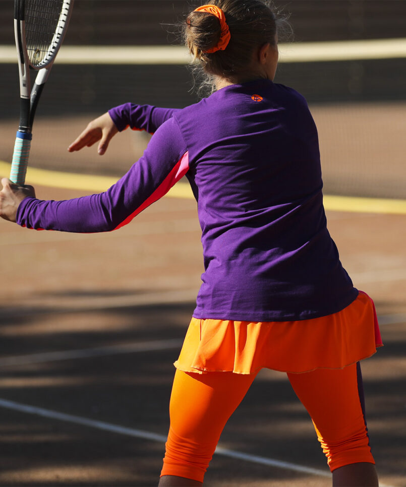 aryna long sleeve tennis training top by zoe alexander