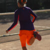 aryna long sleeve tennis training top by zoe alexander