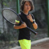 boys tennis shorts neon yellow by zoe alexander