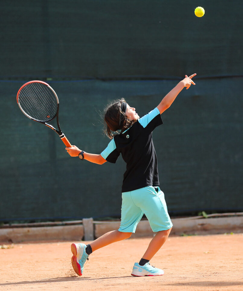 caspar boys tennis outfit black and mint by zoe alexander