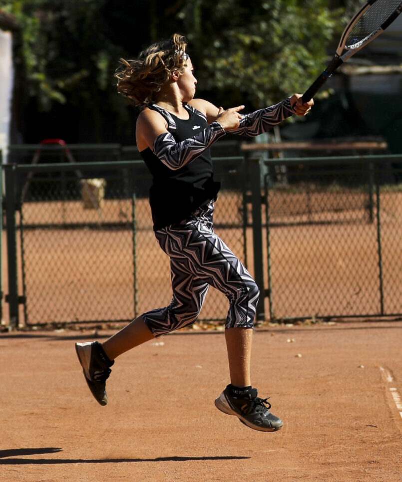 girls tennis vest zigzag tank top by zoe alexander