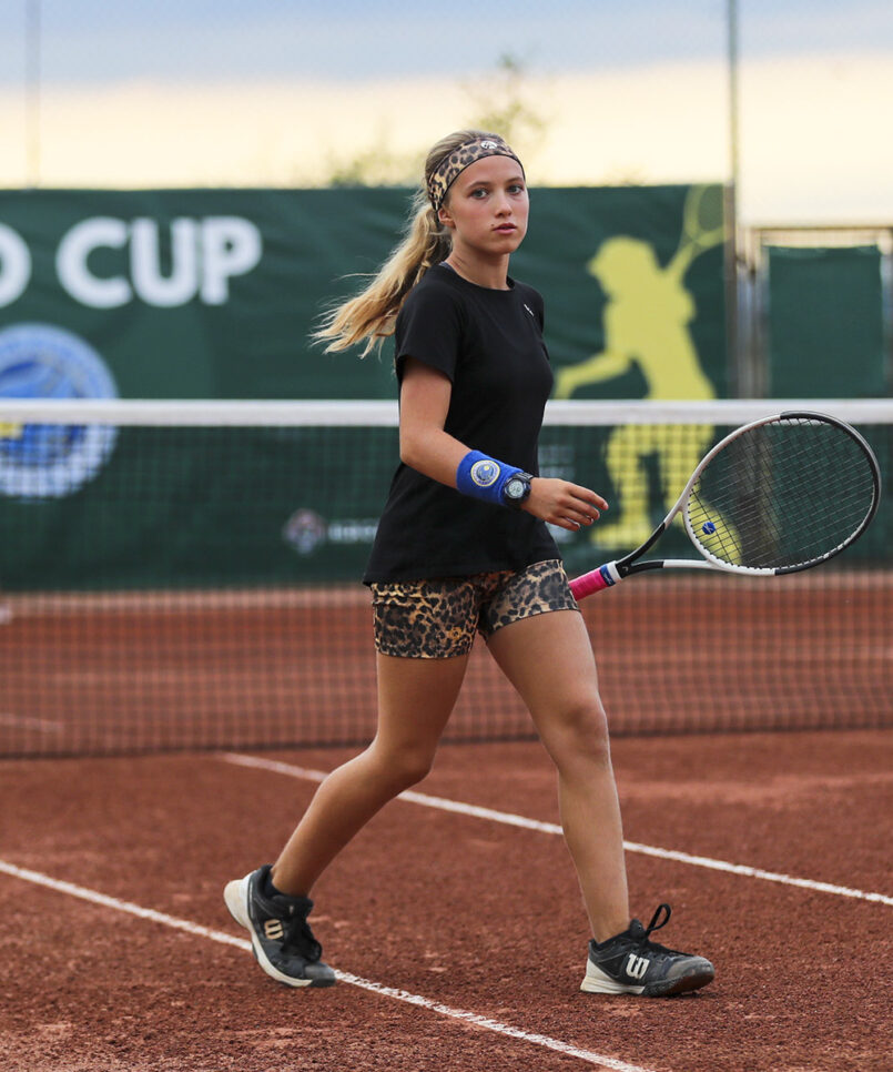 new leopard girls tennis shorts by zoe alexander