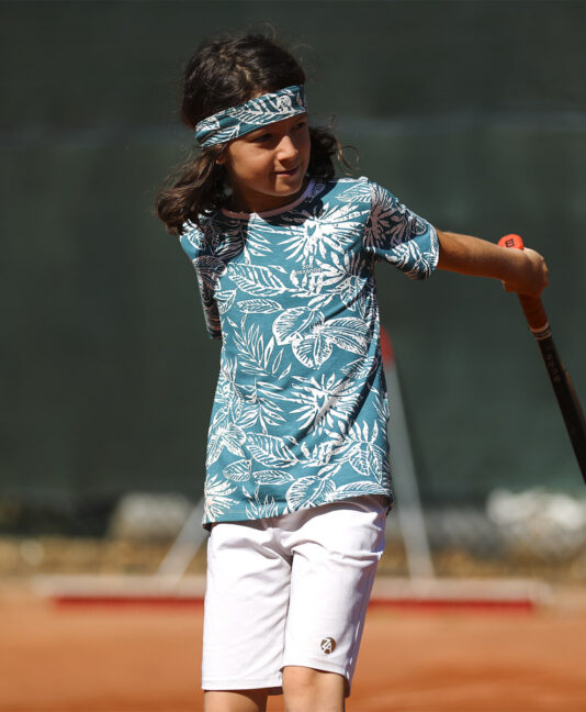 petrol leaf boys tennis outfit by zoe alexander