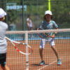 petrol leaf print boys tennis outfit by zoe alexander