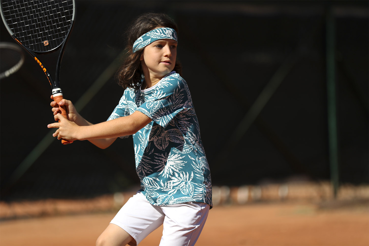 petrol leaf boys tennis outfit by zoe alexander