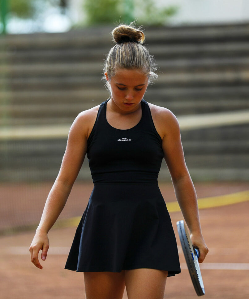 girls tennis dress daria black by zoe alexander