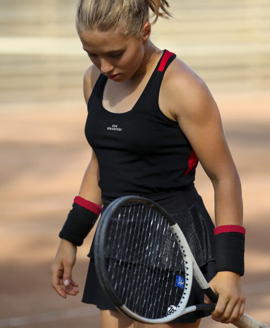 iga red girls tennis tank top vest by zoe alexander