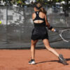 girls tennis vest daria black by zoe alexander