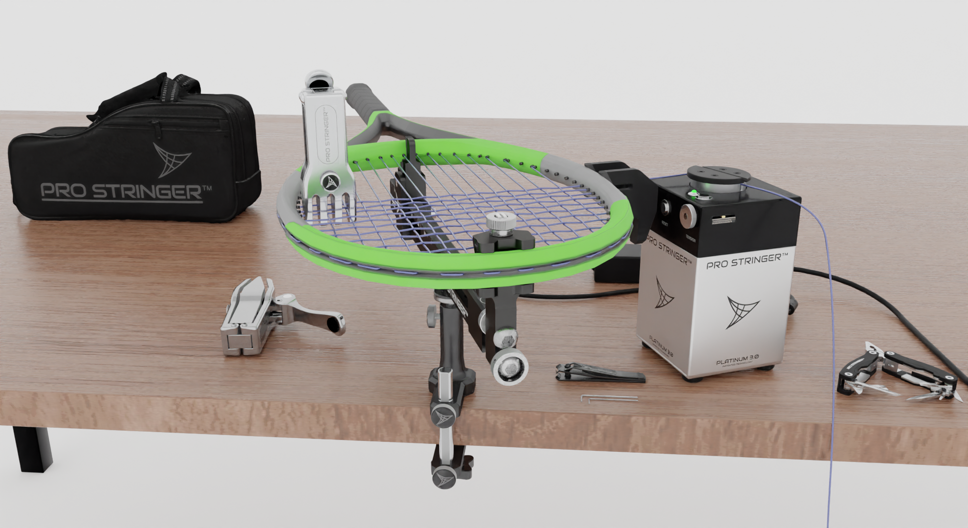 Pro-Stringer PS 3.0 tennis racket stringing machine from Zoe Alexander