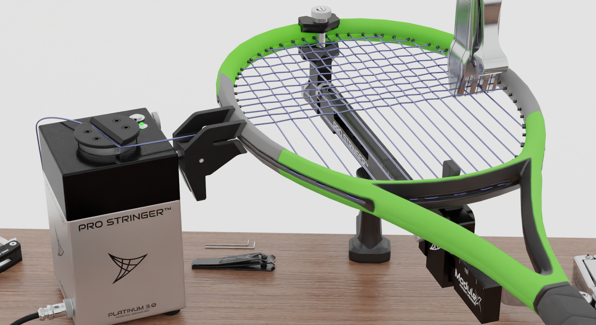 Pro-Stringer PS 3.0 tennis racket stringing machine from Zoe Alexander