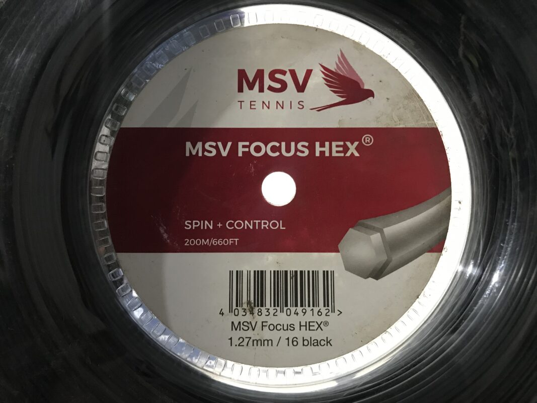 msv focus hex tennis string review by zoe alexander