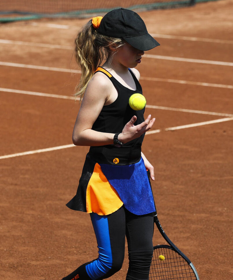 madrid girls tennis skirt crossover by zoe alexander