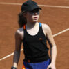 madrid black girls tennis tank top vest by zoe alexander