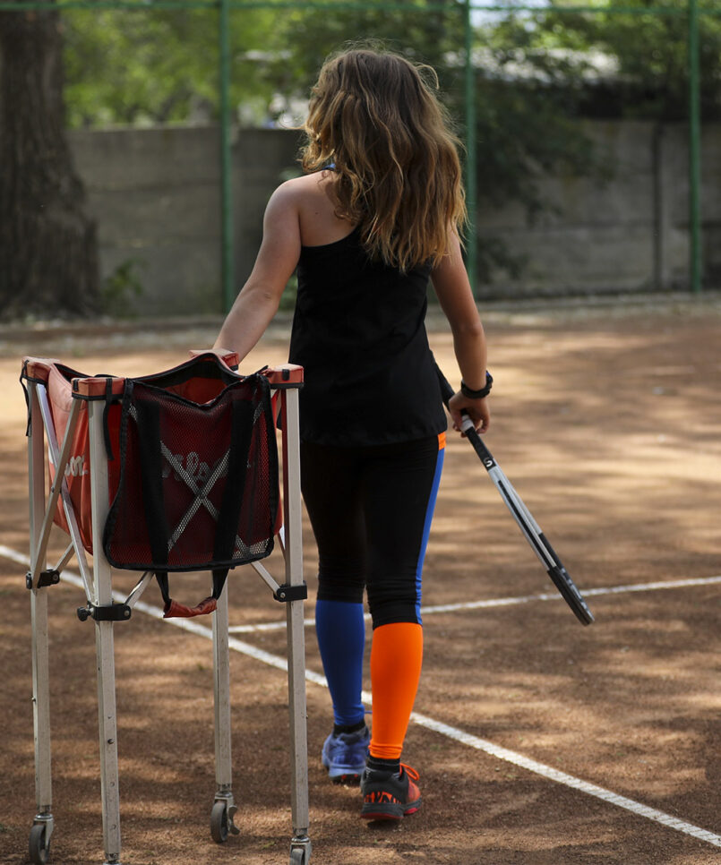 madrid black girls tennis tank top vest by zoe alexander